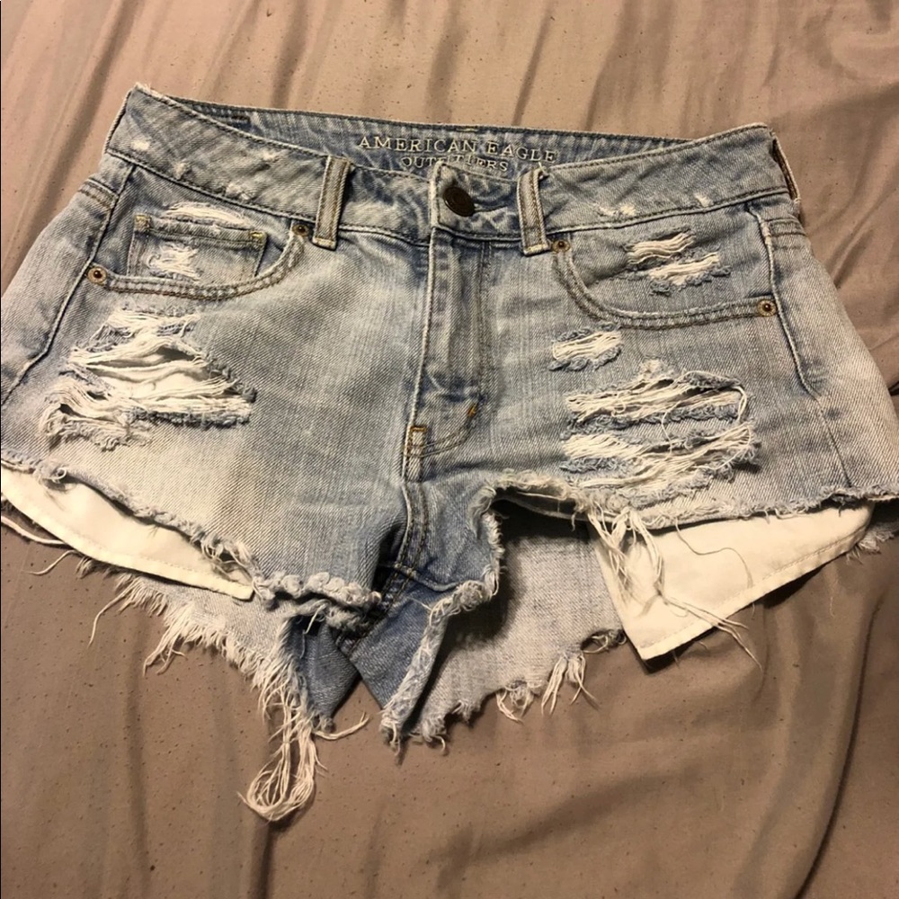 American eagle cut off shorts